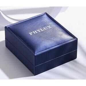 NEW Phylux Jeweled Pendant Necklace Women’s Gold Red White